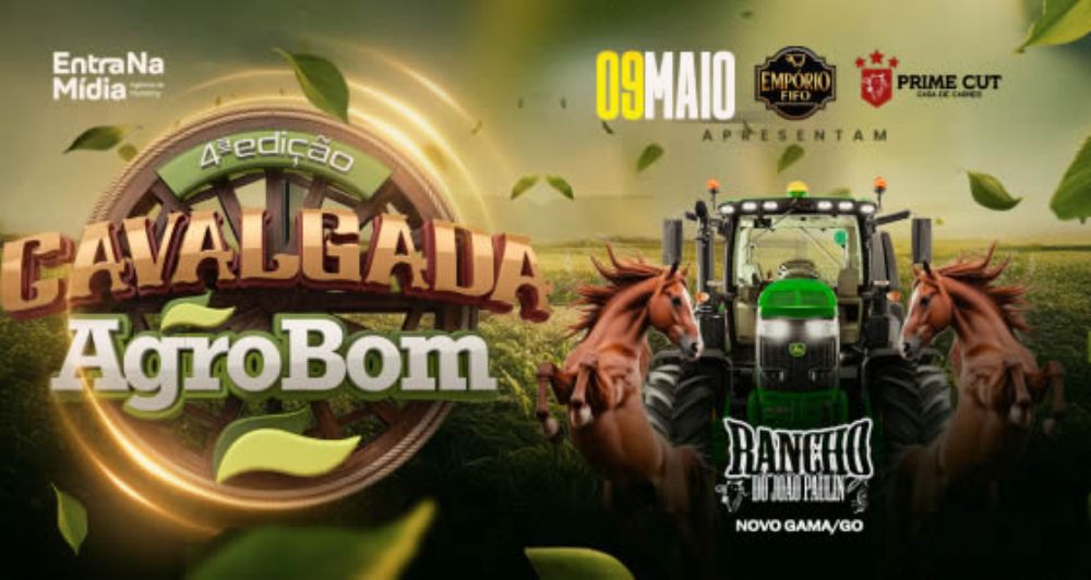 4ª edição da Cavalgada AgroBom acontece em maio no Rancho do João Paulin